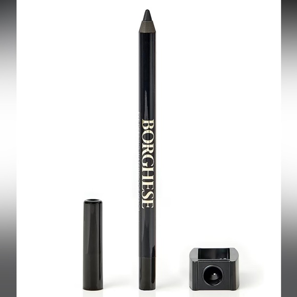 New! Borghese WATERPROOF Eyeliner Pencil + SHARPENER in BLACK - Picture 4 of 7